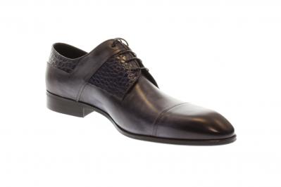 Conhpol Herren Halbschuh/Businessschuh graphite (Blau) C00C-8400-ZM83-00P01