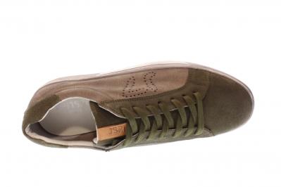 Jenszen Herren Halbschuh/Sneaker green komb. (Grün) 2065GREEN