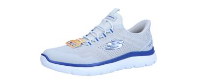 Skechers Herren Sneaker Summits-Top Rate gray/blue (Grau) 233045 GYBL