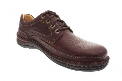 Clarks Herren Halbschuh Nature Three mahogany leather (Braun) 203390057