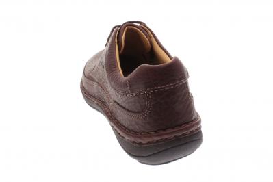 Clarks Herren Halbschuh Nature Three mahogany leather (Braun) 203390057