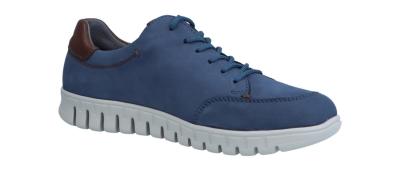Waldläufer Herren Halbschuh/Sneaker H-Baldo jeans tabak (Blau) 907005-302-206