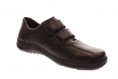 Waldläufer Herren Halbschuh/Slipper Herwig - H 001°schwarz (Schwarz) 478301