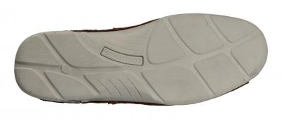 Longo Herren Halbschuh/Slipper cognac/taupe (Braun) 1046027