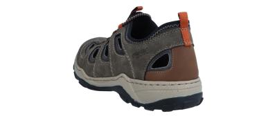 Rieker Herren Halbschuh/Outdoorschuh 080 kaffee/rauch/nuss (Braun) 08065-29