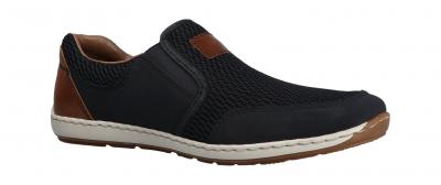 Rieker Herren Halbschuh/Sneaker pazifik/navy/amarett (Blau) 08869-14