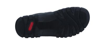 Rieker Herren Sandale schwarz/schwarz/schw (Schwarz) 25055-00