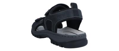 Rieker Herren Sandale schwarz/schwarz/schw (Schwarz) 25055-00