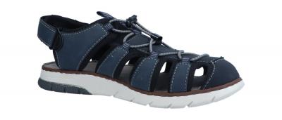 Rieker Herren Sandale pazifik/schwarz/deni (Blau) 25246-14