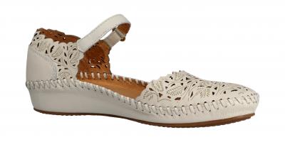 Pikolinos Damen Sandale/Slingpumps P.Vallarta nata (Weiß) 655-0906 NATA