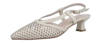 Gianluca Pisati Damen Slingpumps Arianna crema (Beige) ARIANNA CREMA