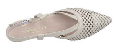 Gianluca Pisati Damen Slingpumps Arianna crema (Beige) ARIANNA CREMA