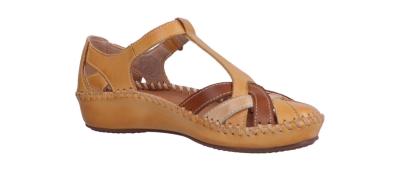 Pikolinos Damen Sandale P.Vallarta vannila (Gelb) 655-0732C5 VANNILA