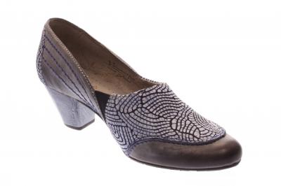 Maciejka Damen Trotteur/Pumps blau gemustert (Blau) 2796-06