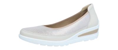 ara Damen Pumps/Slipper ZÜRICH 2.0 MARMOR,SHELL/SILBER (Beige) 1250664-05