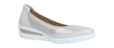 ara Damen Pumps/Slipper ZÜRICH 2.0 MARMOR,SHELL/SILBER (Beige) 1250664-05