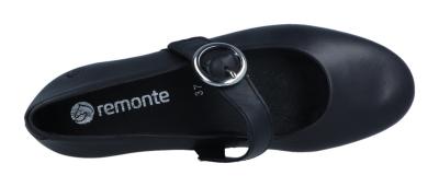 Remonte Damen Ballerina/Slipper D0K schwarz/schwarz (Schwarz) D0K14-00