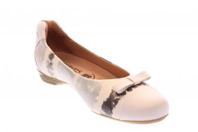 Softwaves Damen Ballerina weiß komb. (Weiß) 6.21.27w