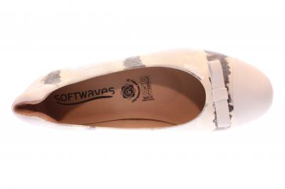 Softwaves Damen Ballerina weiß komb. (Weiß) 6.21.27w