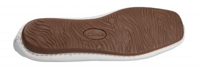 Clarks Damen Ballerina Freckle ice white (Weiß) 203544554