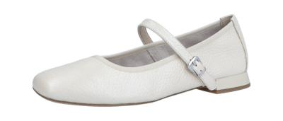 Caprice Damen Ballerina ecru perl. (Elfenbein) 9-9-22100-44-110