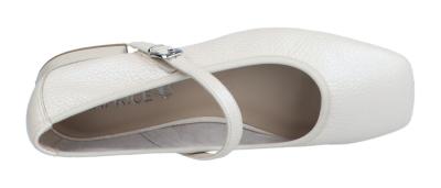 Caprice Damen Ballerina ecru perl. (Elfenbein) 9-9-22100-44-110
