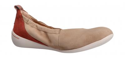 Think Damen Ballerina CUGAL NUDE/KOMBI (Beige) 6-86210-29