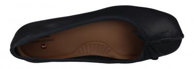 Clarks Damen Ballerina Freckle Ice NAVY LEATHER (Blau) 203529324