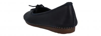 Clarks Damen Ballerina Freckle Ice NAVY LEATHER (Blau) 203529324