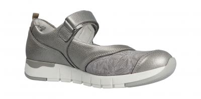 Waldläufer Damen Ballerina Petra TAUPE STEIN (Silber) 908H30-300/230