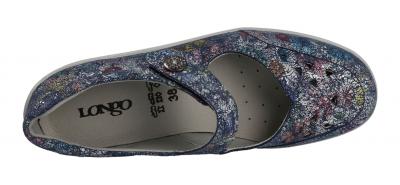 Longo Damen Pumps/Ballerina Longo G multi (Blau) 1045223
