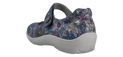 Longo Damen Pumps/Ballerina Longo G multi (Blau) 1045223