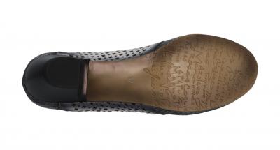 PintoDiBlu Damen Trotteur 35 white/black (Grau) 20981