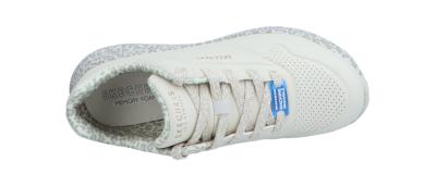Skechers Damen Halbschuh/Sneaker Uno lite-subtle Prin off white (Beige) 177293 OFWT
