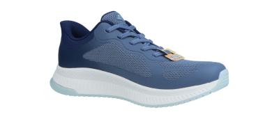 Skechers Damen Sneaker Bobs Squad 4 blue/multi (Blau) 117624 BLMT