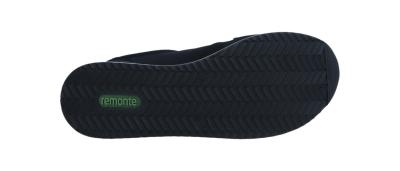 Remonte Damen Halbschuh/Sneaker schwarz/nero/natur (Schwarz) D1316-03