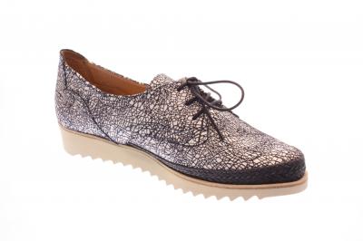 Softwaves Damen Halbschuh crakle blue (Blau) 6.86.01