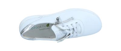 Waldläufer Damen Halbschuh/Sneaker K-Milena weiss silber (Weiß) 612003-299-663