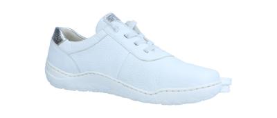 Waldläufer Damen Halbschuh/Sneaker K-Milena weiss silber (Weiß) 612003-299-663