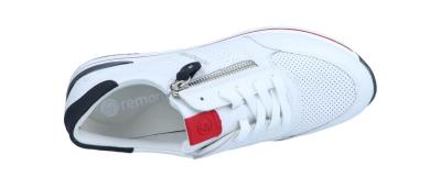 Remonte Damen Halbschuh/Sneaker R67 weiss/pazifik/flamme (Weiß) R6705-82