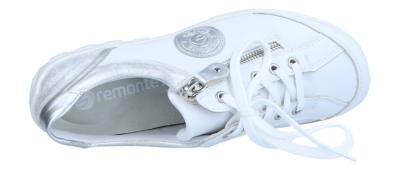 Remonte Damen Halbschuh weiss/ice/silver (Weiß) R3408-82
