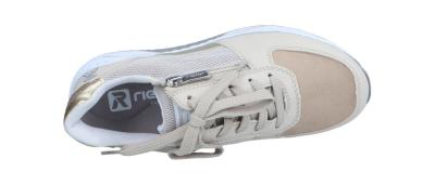 Rieker Damen Halbschuh/Sneaker 531 perle/jute/palegold/ (Beige) 53101-60