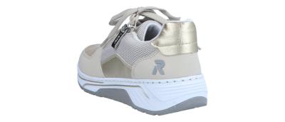 Rieker Damen Halbschuh/Sneaker 531 perle/jute/palegold/ (Beige) 53101-60