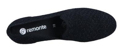Remonte Damen Slipper D0K schwarz/schwarz (Schwarz) D0K15-02