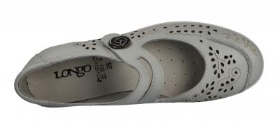 Longo Damen Ballerina/Slipper Longo G grau 1006659