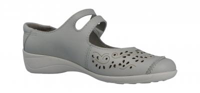 Longo Damen Ballerina/Slipper Longo G grau 1006659