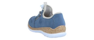 Rieker Damen Halbschuh/Sneaker N42 indigo/perlcreme (Blau) N42G0-14