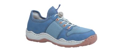 Rieker Damen Halbschuh L05 bleu/sky/perlwave (Blau) L0593-12