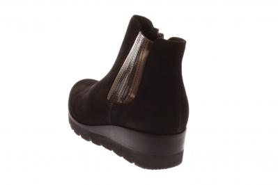 Gabor Damen Stiefelette schwarz/fango (Schwarz) 71.860.37