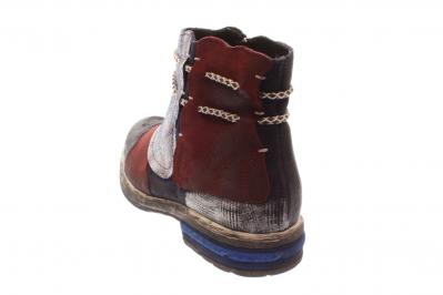 Maciejka Damen Stiefel/Stiefelette blau-bordeaux (Blau) 03119-17